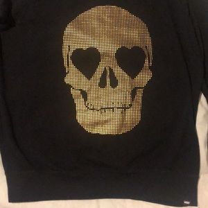 Vans skull black sweatshirt size XL